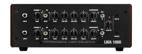 Warwick LWA 1000 Lightweight Bass amp 2 channel